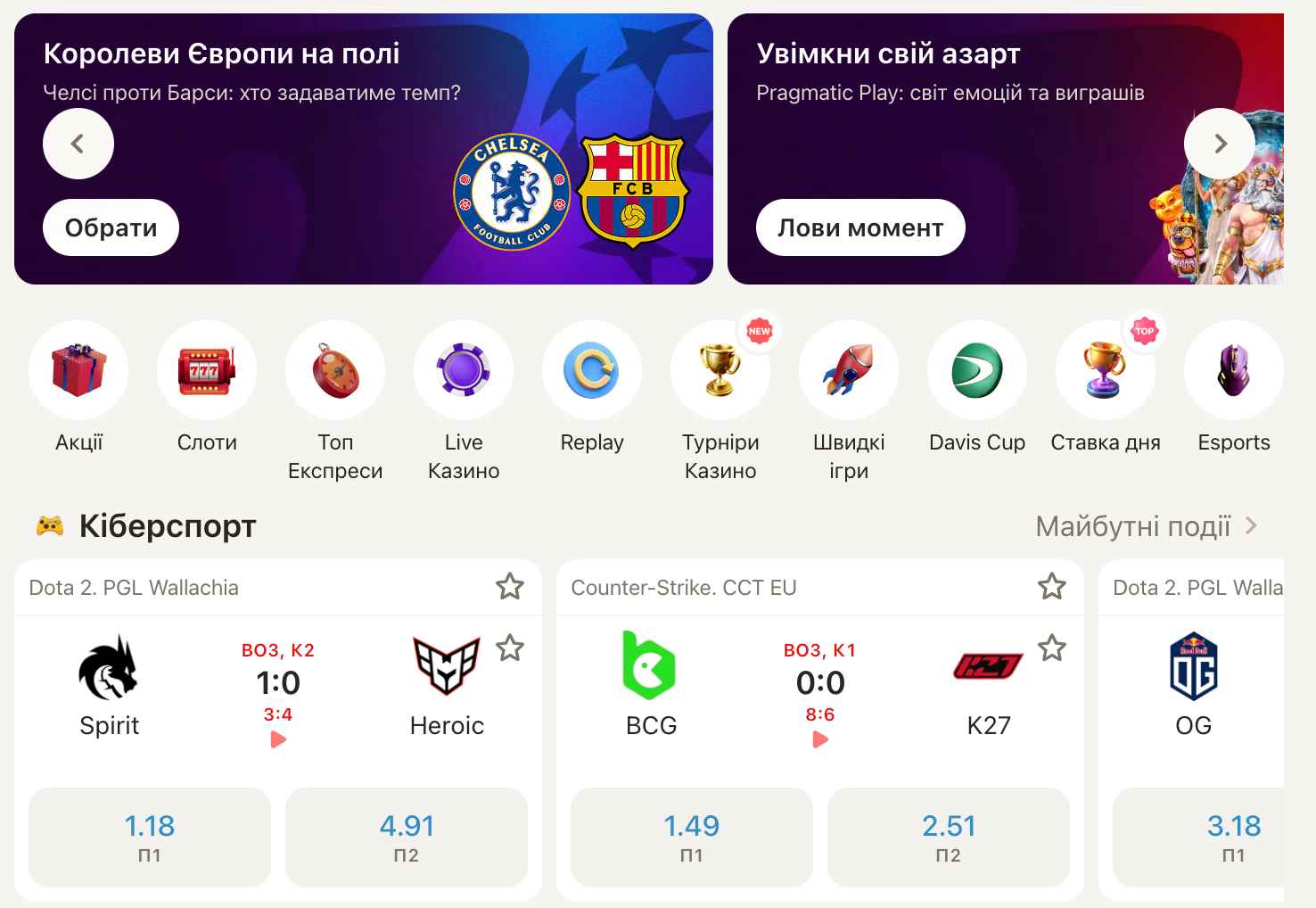 Ставки бет — платформа для ставок та казино онлайн